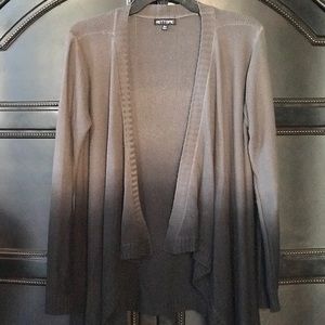 Ombré Gray & Black Cardigan